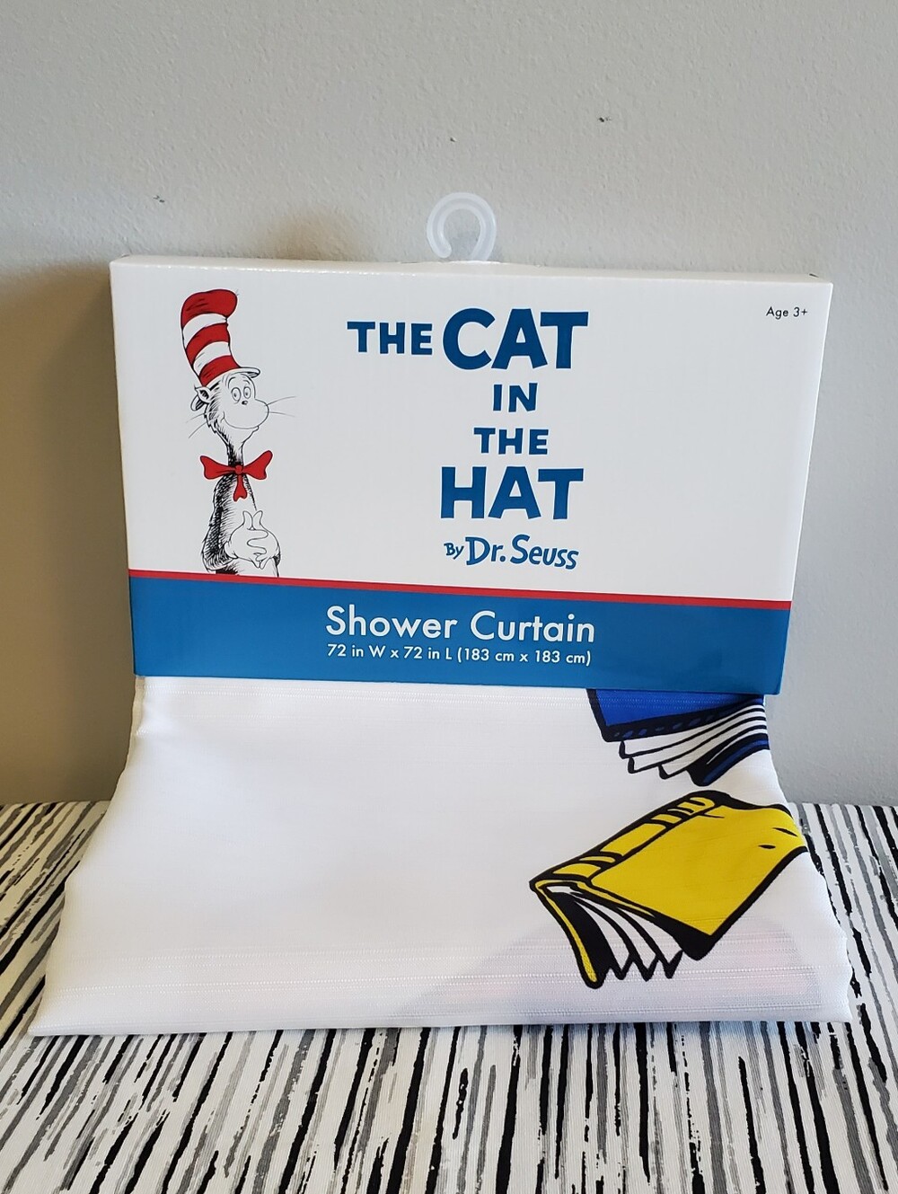 Dr. Seuss The Cat in the Hat Shower Curtain 72in x 72in